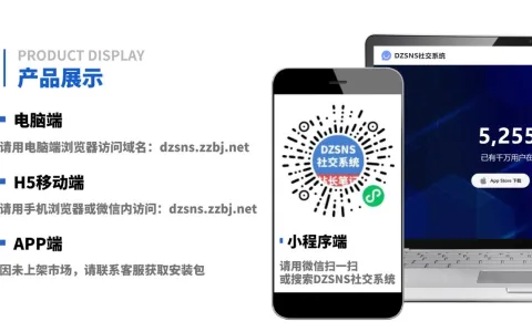 DZSNS社交系统介绍，一款基于DISCUZ建站框架的社交圈子系统！